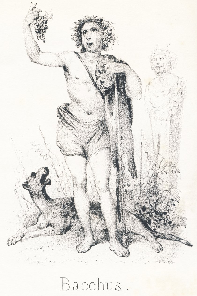 B Bacchus: Fils de Jupiter et Sémélé - French School