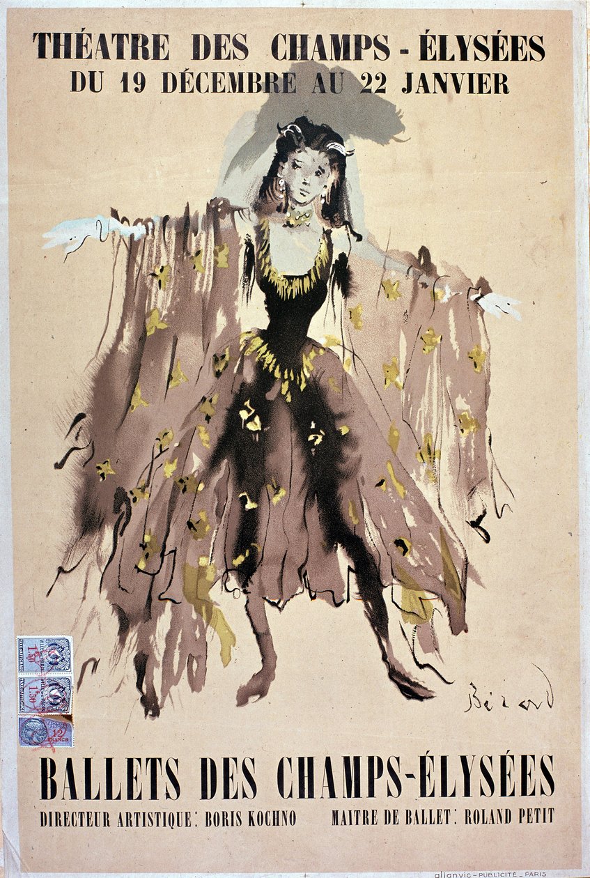 Ballet des Champs-Élysées - affiche - French School