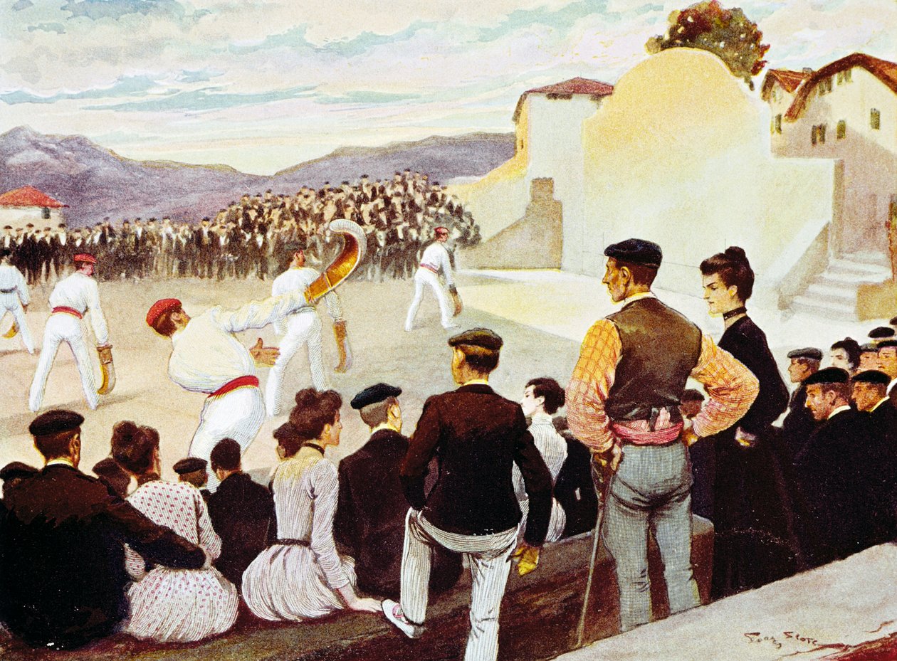 Pelote basque, septembre - French School