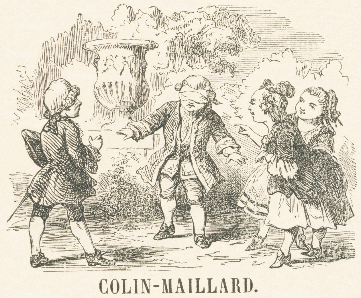 C: colin-maillard - French School