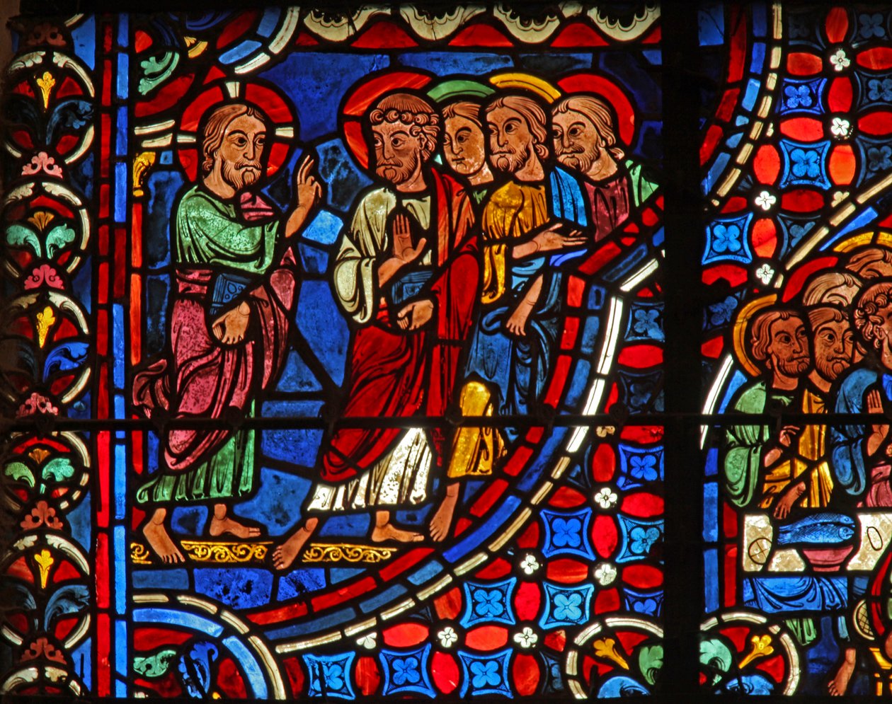 Christ - avec les disciples - French School