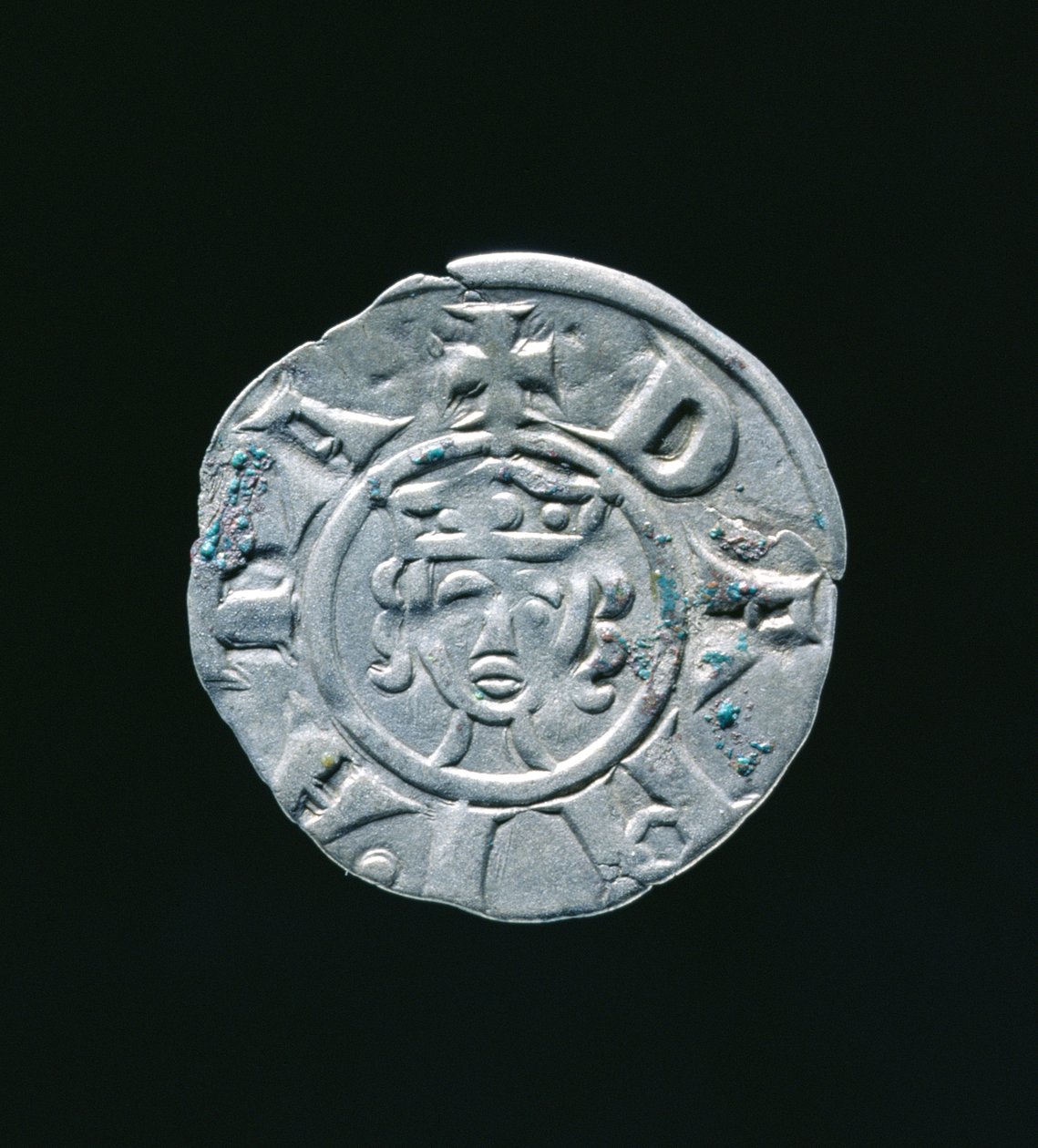 Pièce de monnaie de Jean de Brienne - French School