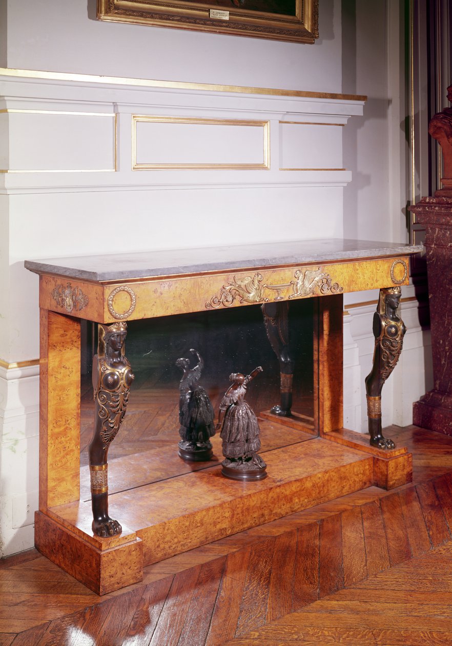 Console avec chimère de style égyptien - French School