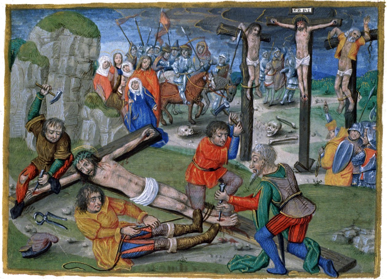 Crucifixion de Jésus - French School