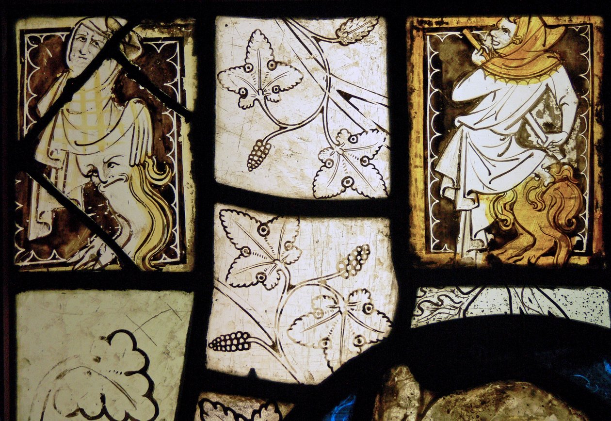Grisaille avec grotesques; de Normandie - French School