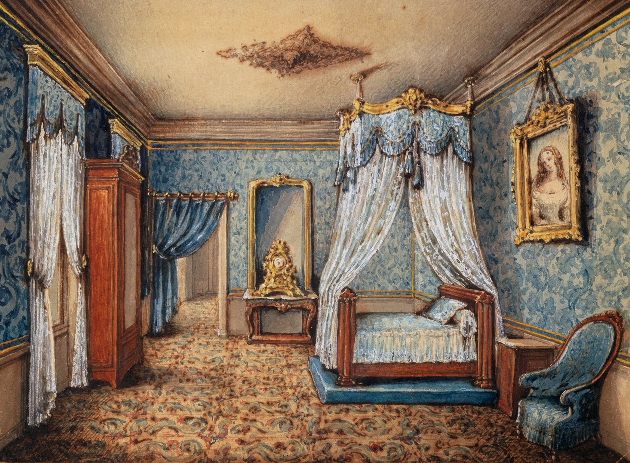 Conception de chambre à coucher - French School