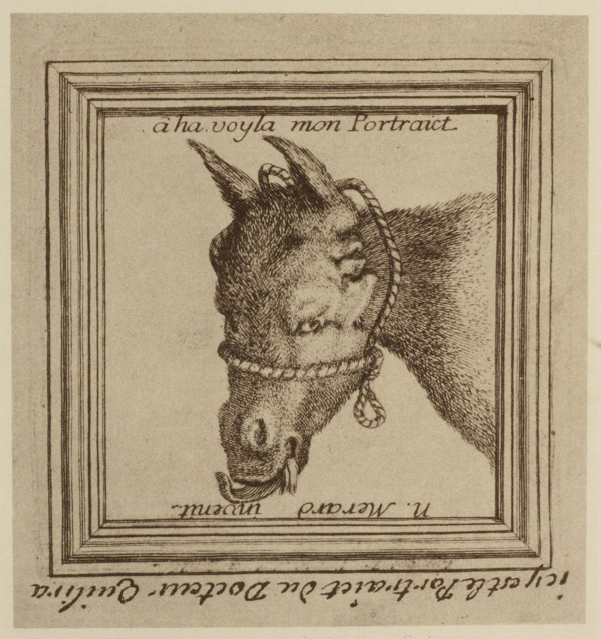 Double portrait de Quilira - French School