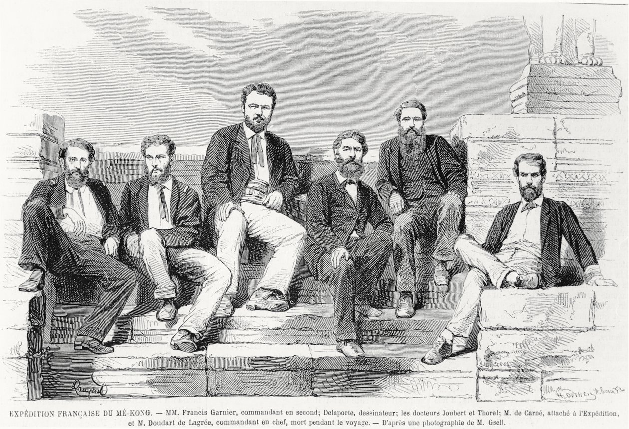 Expédition française au Mékong, 1868 - French School