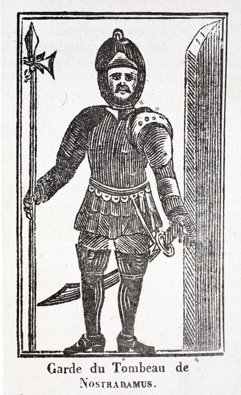 Garde au tombeau de Nostradamus - French School