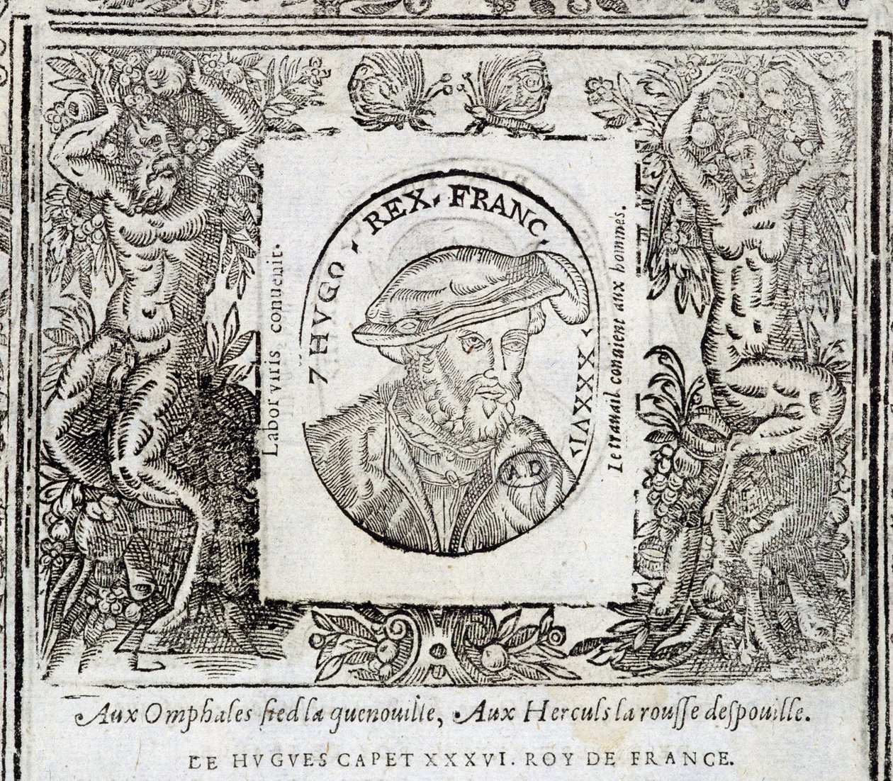 Hugues Capet - dans «Les rois capétiens» - French School