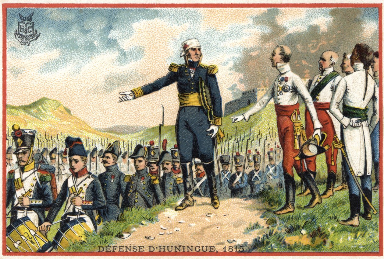 Défense de Huningue en 1815 - French School