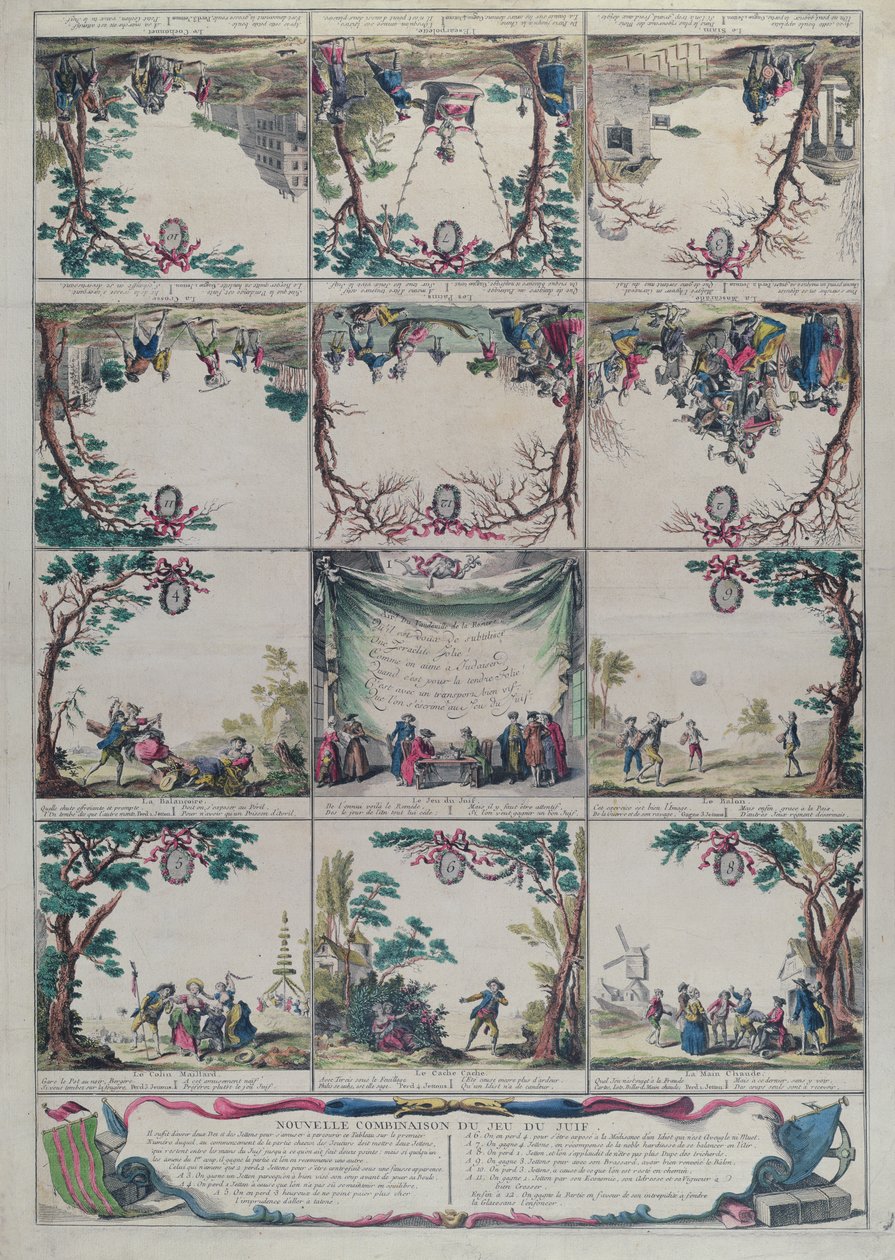 Le Jeu du Juif - French School