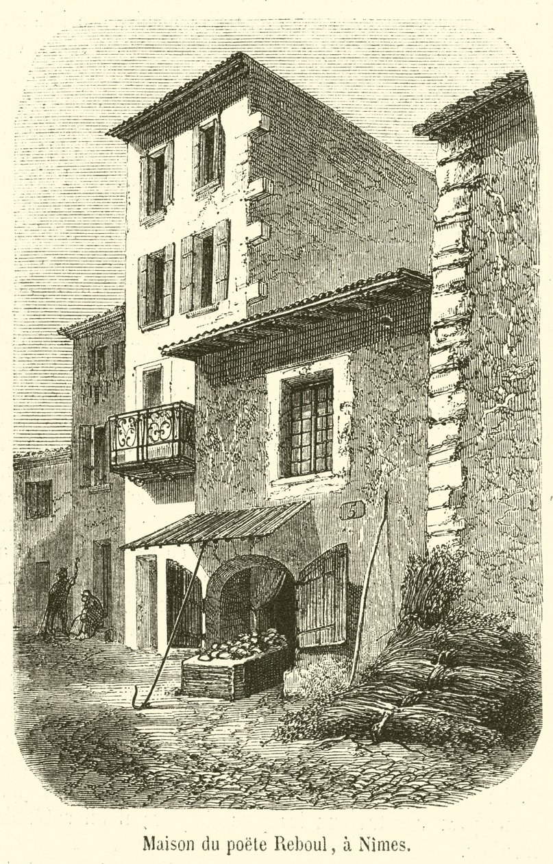 Maison du poète Reboul, à Nîmes - French School