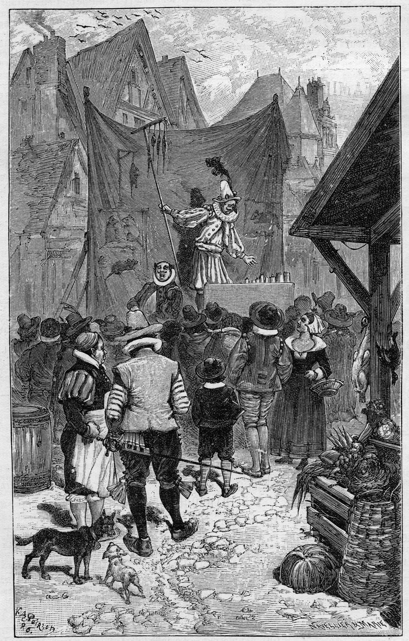 Molière enfant à la Foire Saint Germain - French School