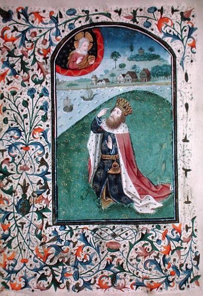 Ms Gen 288 f.131v Vision, c.1460 - French School