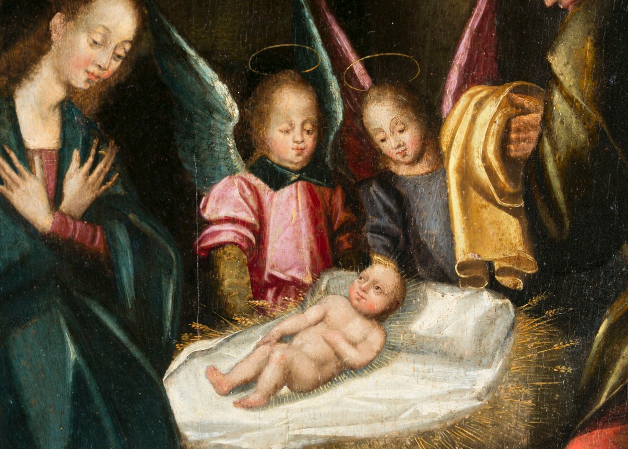 Nativité, (détail). Triptyque d