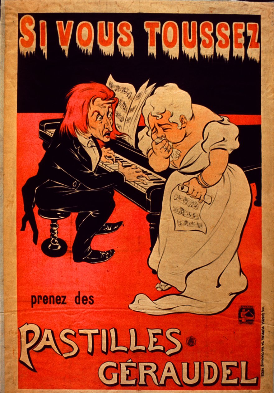 Affiche Pastilles Géraudel - French School