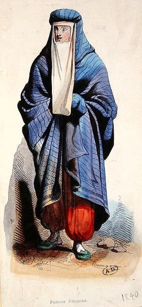 Femme persane, vers 1840 - French School