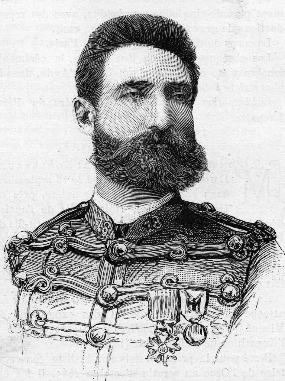 Portrait du capitaine J. Schmidt (1842-1887). - French School