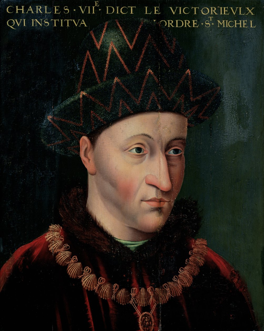 Portrait de Charles VII (1403-61) - French School