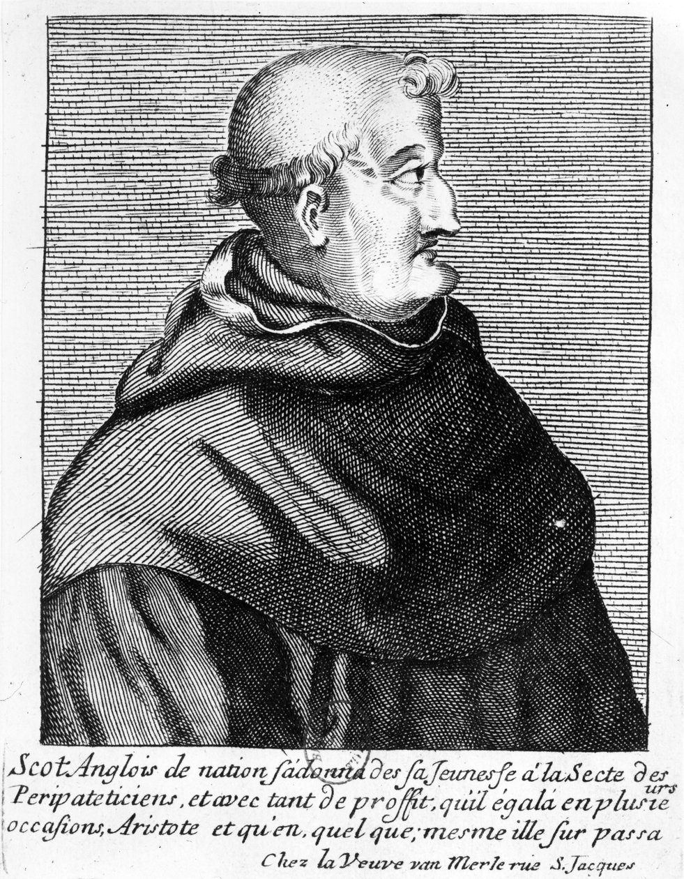Portrait de John Duns Scotus (c.1265-c.1308) - French School