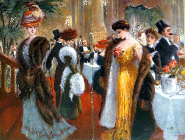 Réception à Paris c.1905-10 - French School