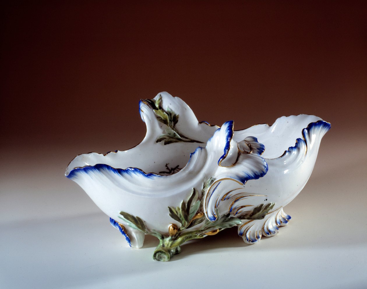 Saucière en rocaille dite Duplessis - French School