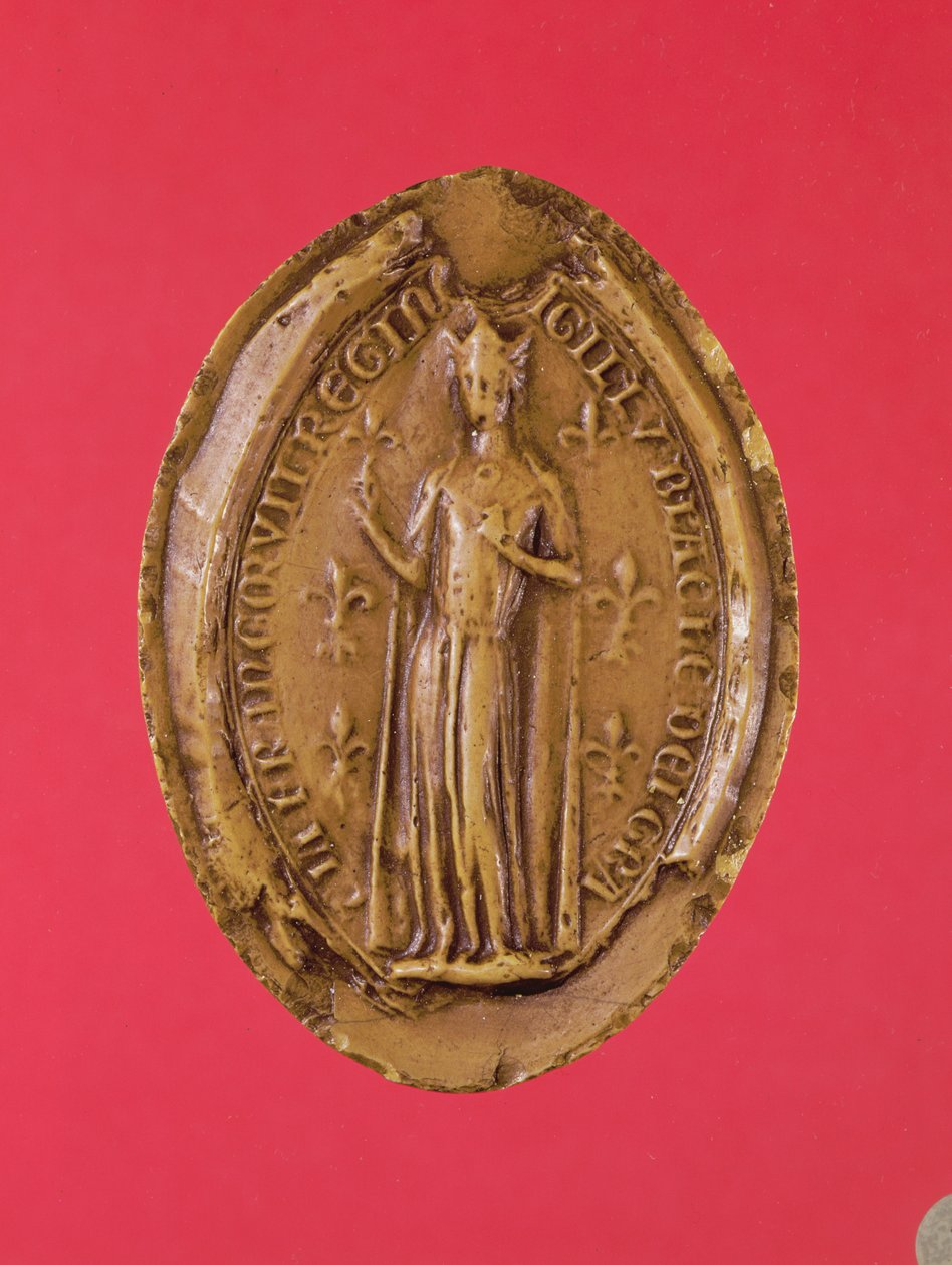 Sceau de Blanche de Castille (1188-1252) - French School