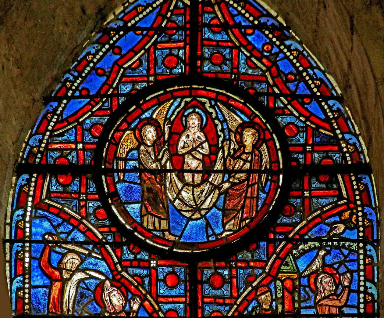 Histoire de Sainte Marguerite : son âme monte - French School