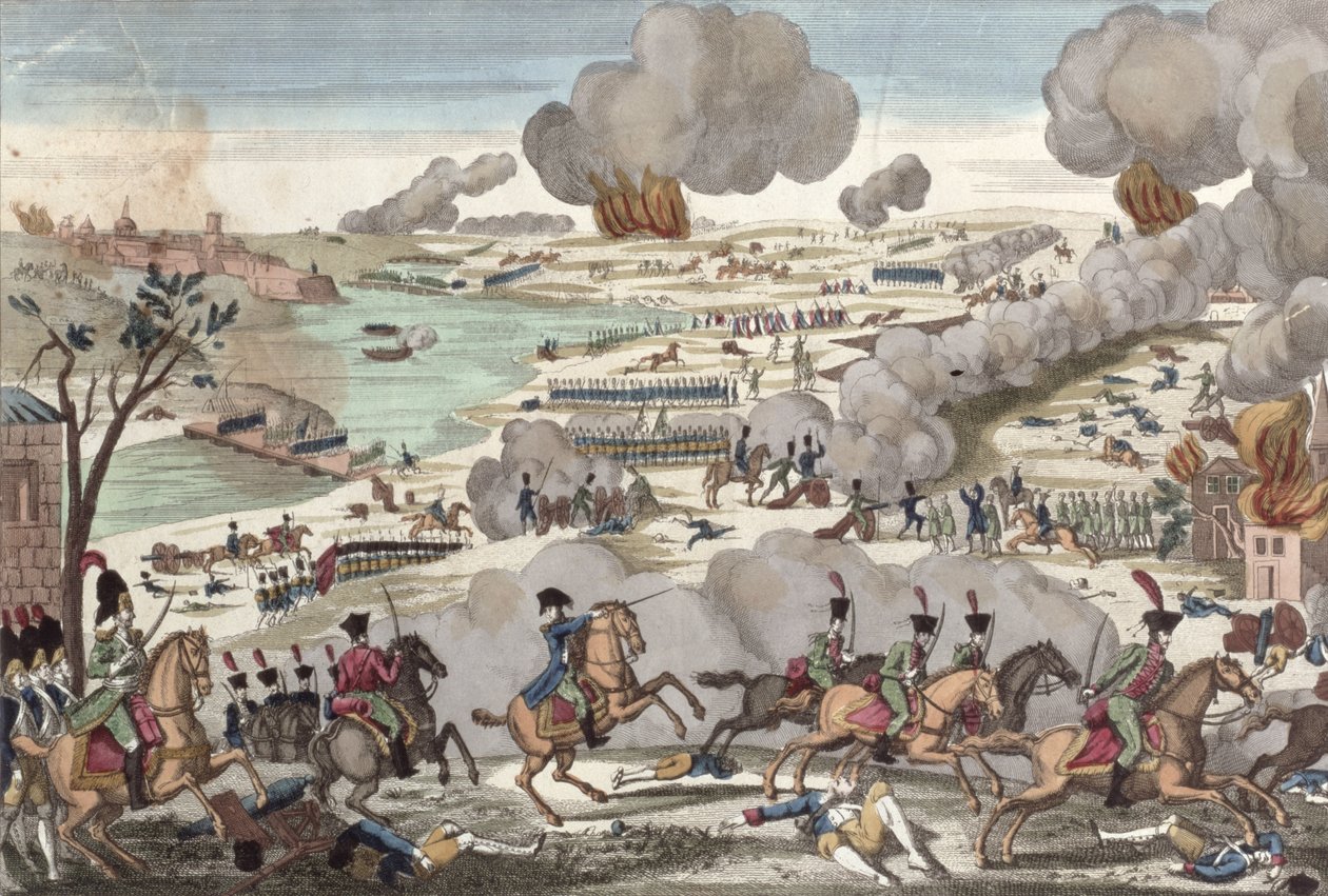 La bataille de Wagram, 6 juillet 1809 - French School