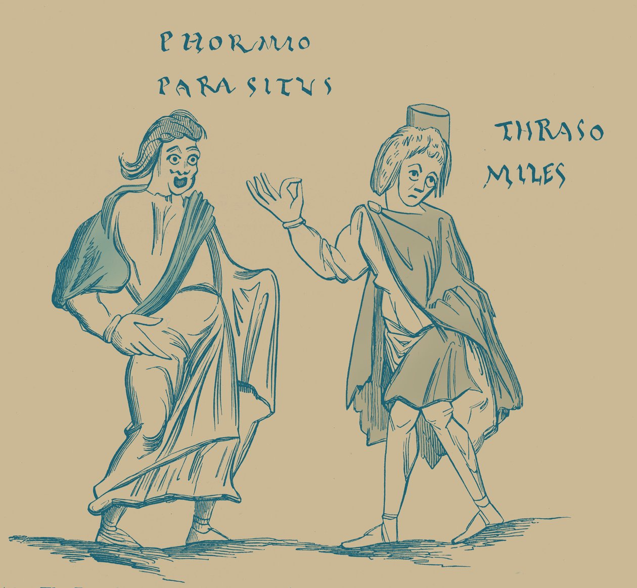 Le parasite et le soldat - French School