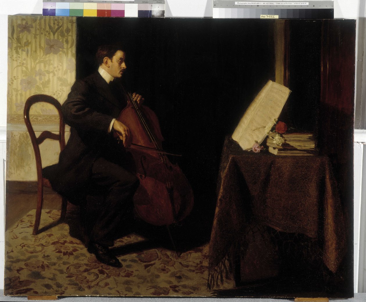 Le Violoncelliste - French School