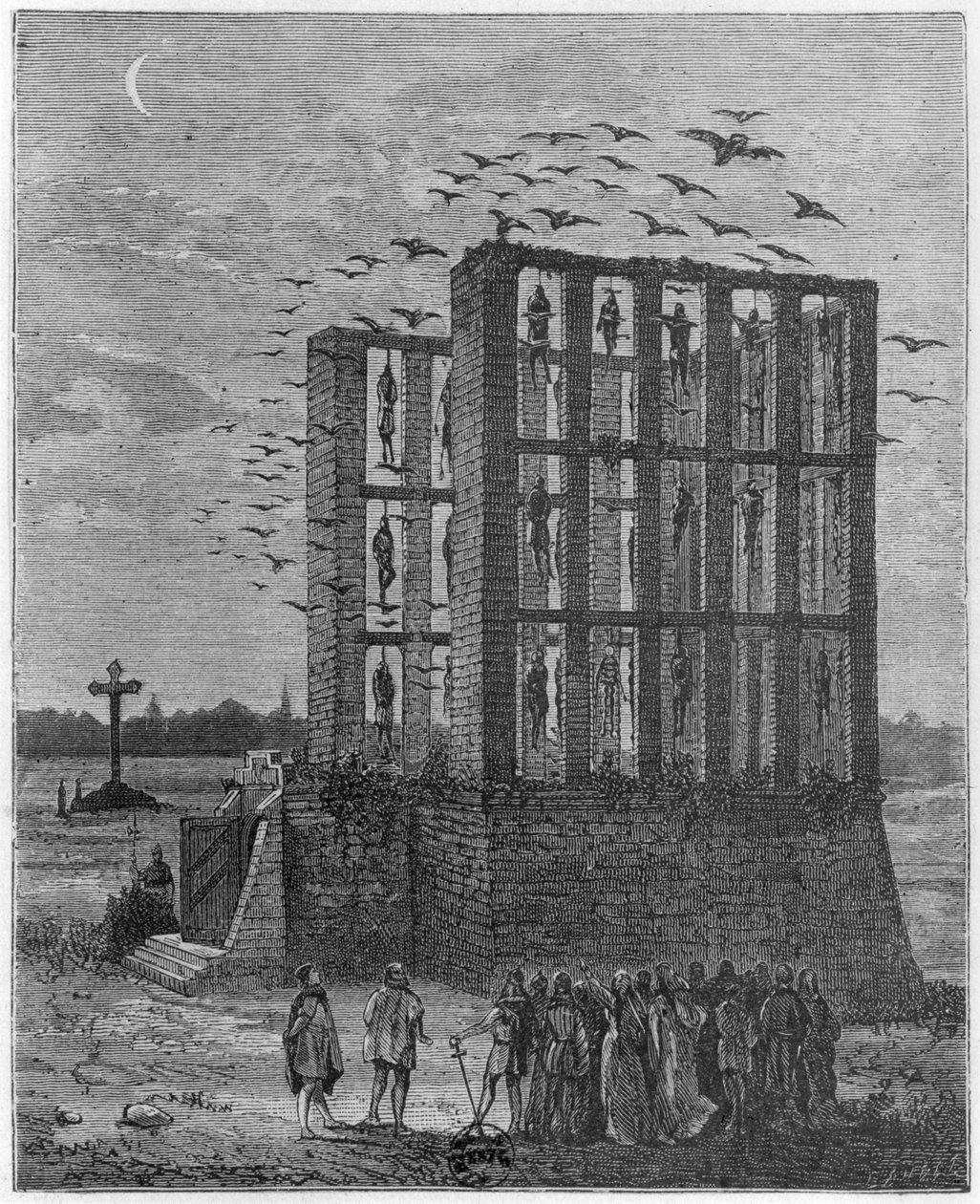 Le gibet de Montfaucon - French School