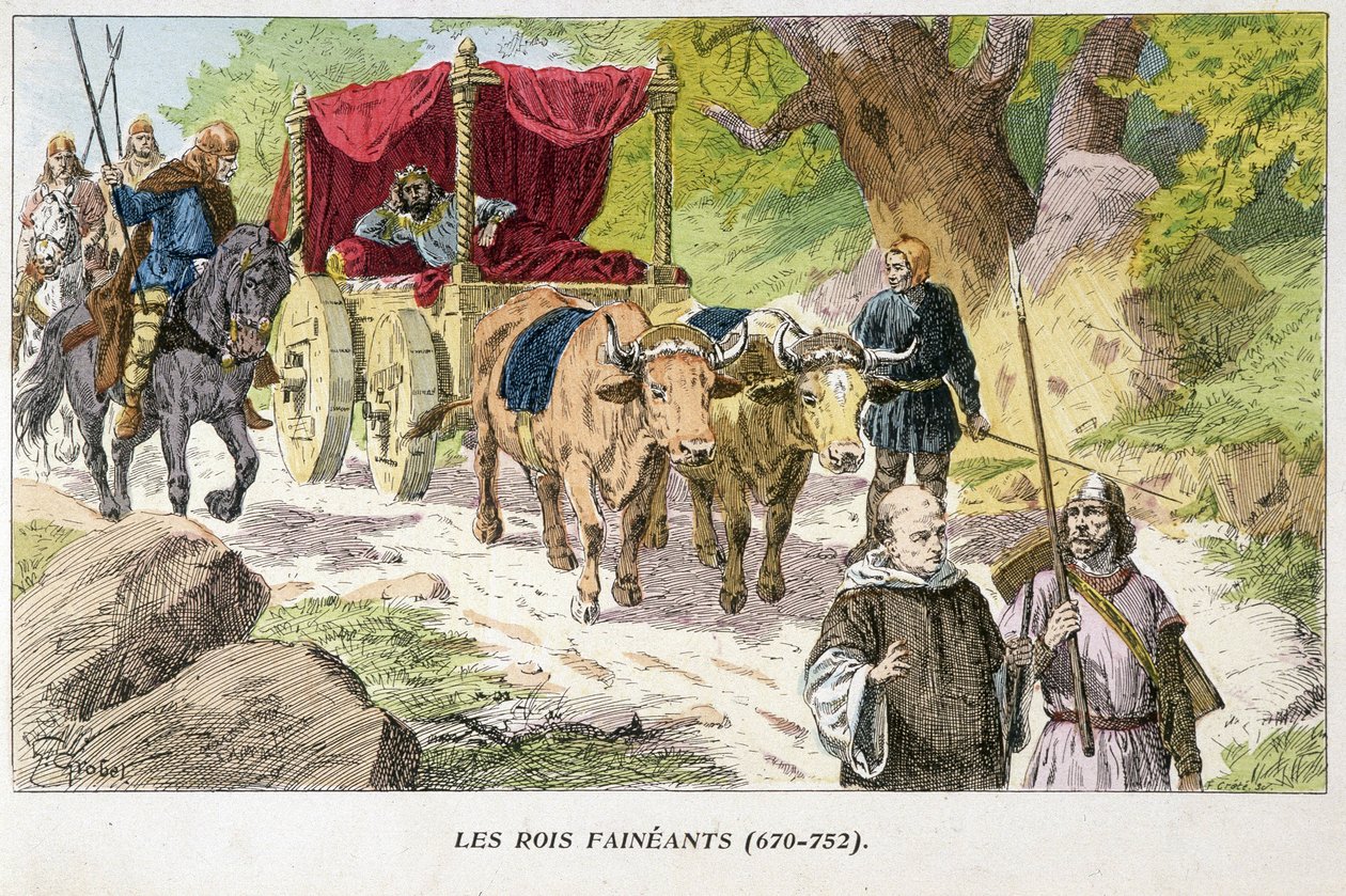 Les rois fainéants (670 - 752) - French School