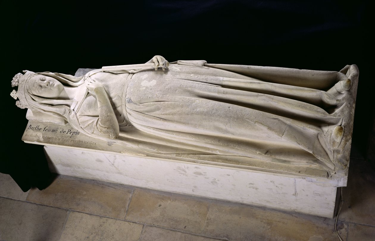 Tombe de la reine Berthe (726-83) - French School