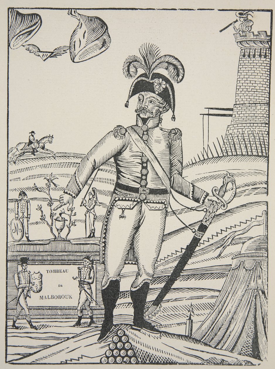 Tombe de Malborough, c.1722 - French School