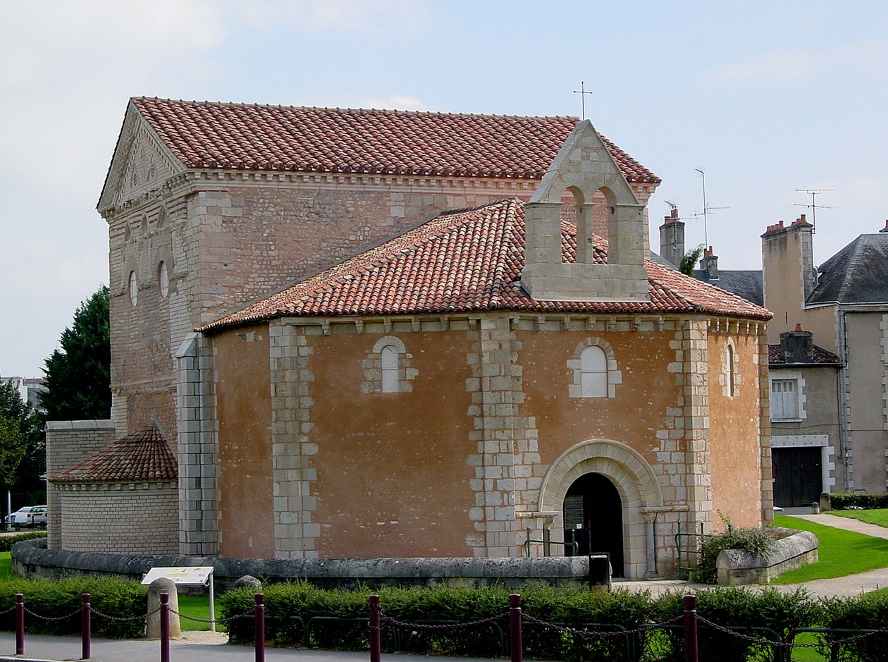Vue du baptistère de Saint-Jean - French School