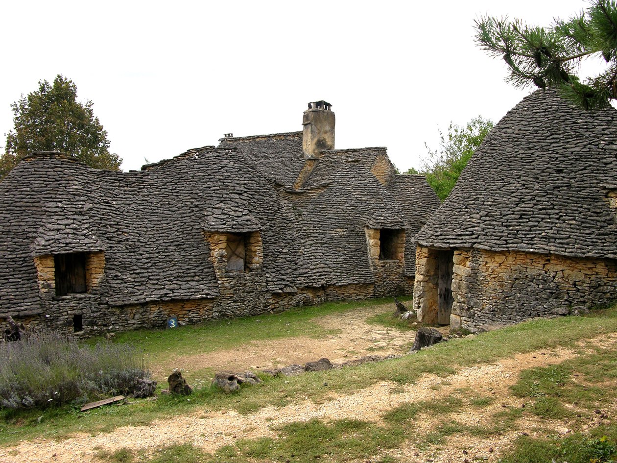 Vue des Cabanes de Breuil - French School