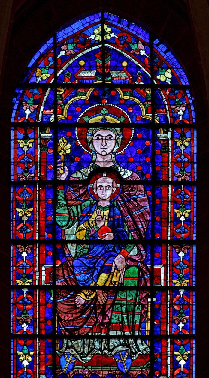 Vierge et Enfant - French School