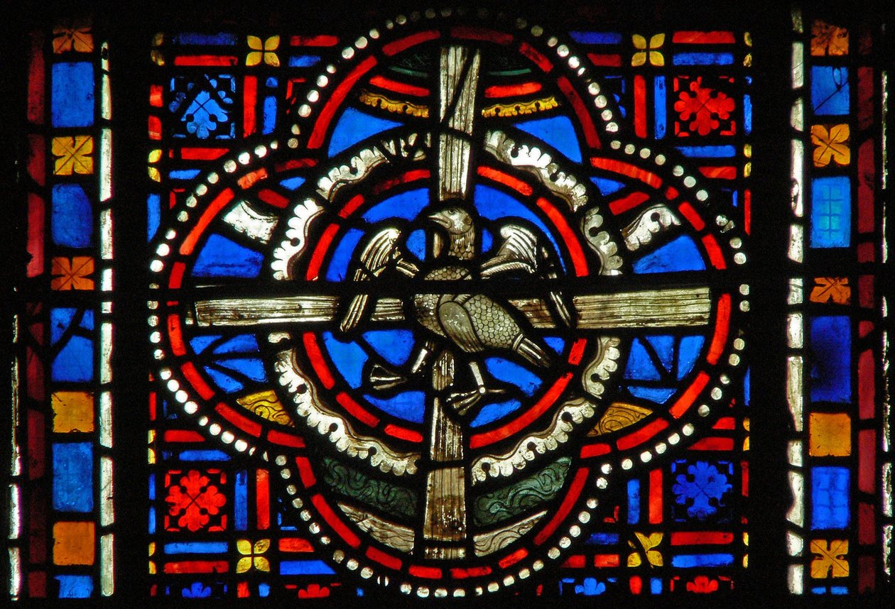 Fenêtre s2-C représentant le Saint-Esprit - French School