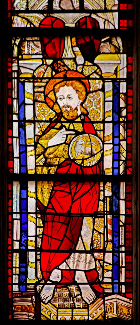 Fenêtre w14 représentant Saint Jean-Baptiste - French School