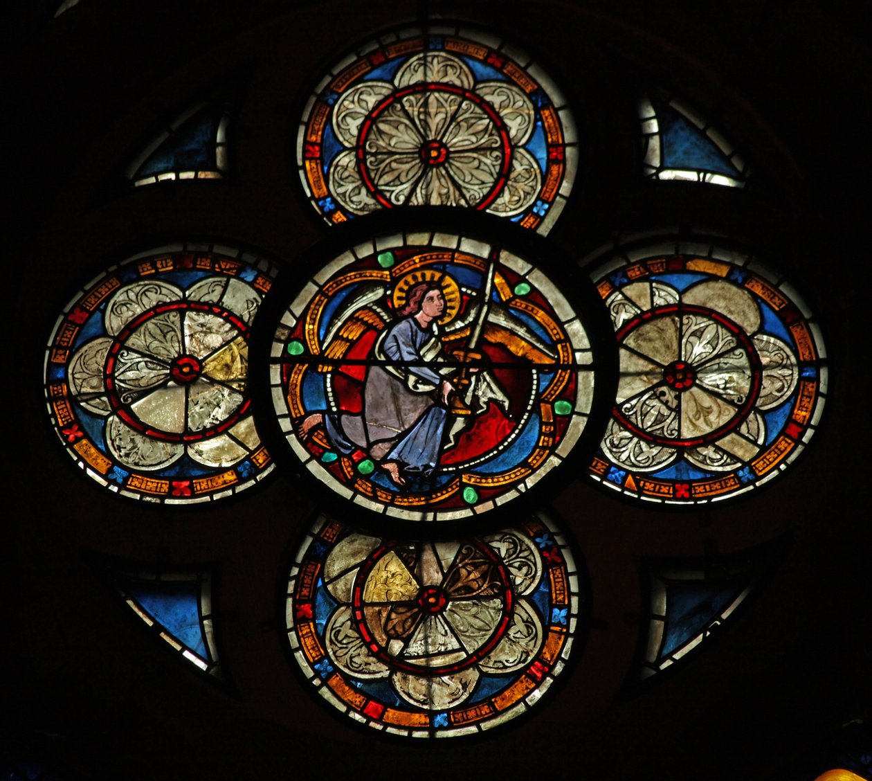 Fenêtre w16 représentant un ange - French School