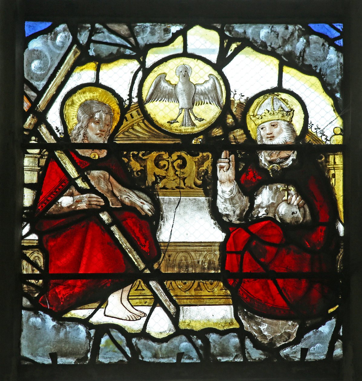Fenêtre w18 représentant la Trinité - French School
