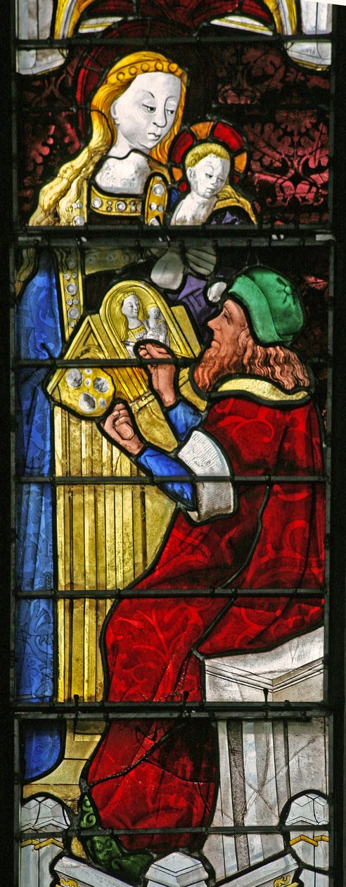Fenêtre w4 représentant Saint Luc - French School