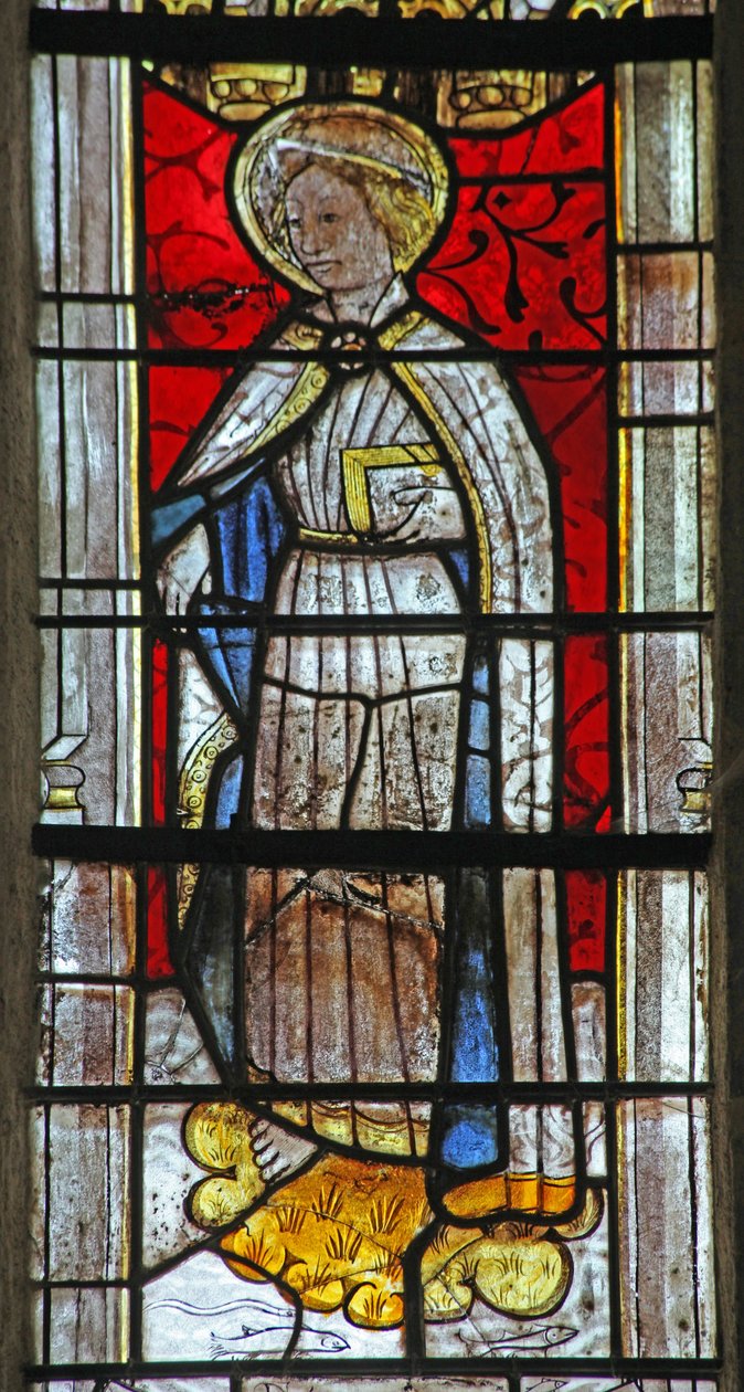 Fenêtre w6 représentant Saint Psalmet - French School