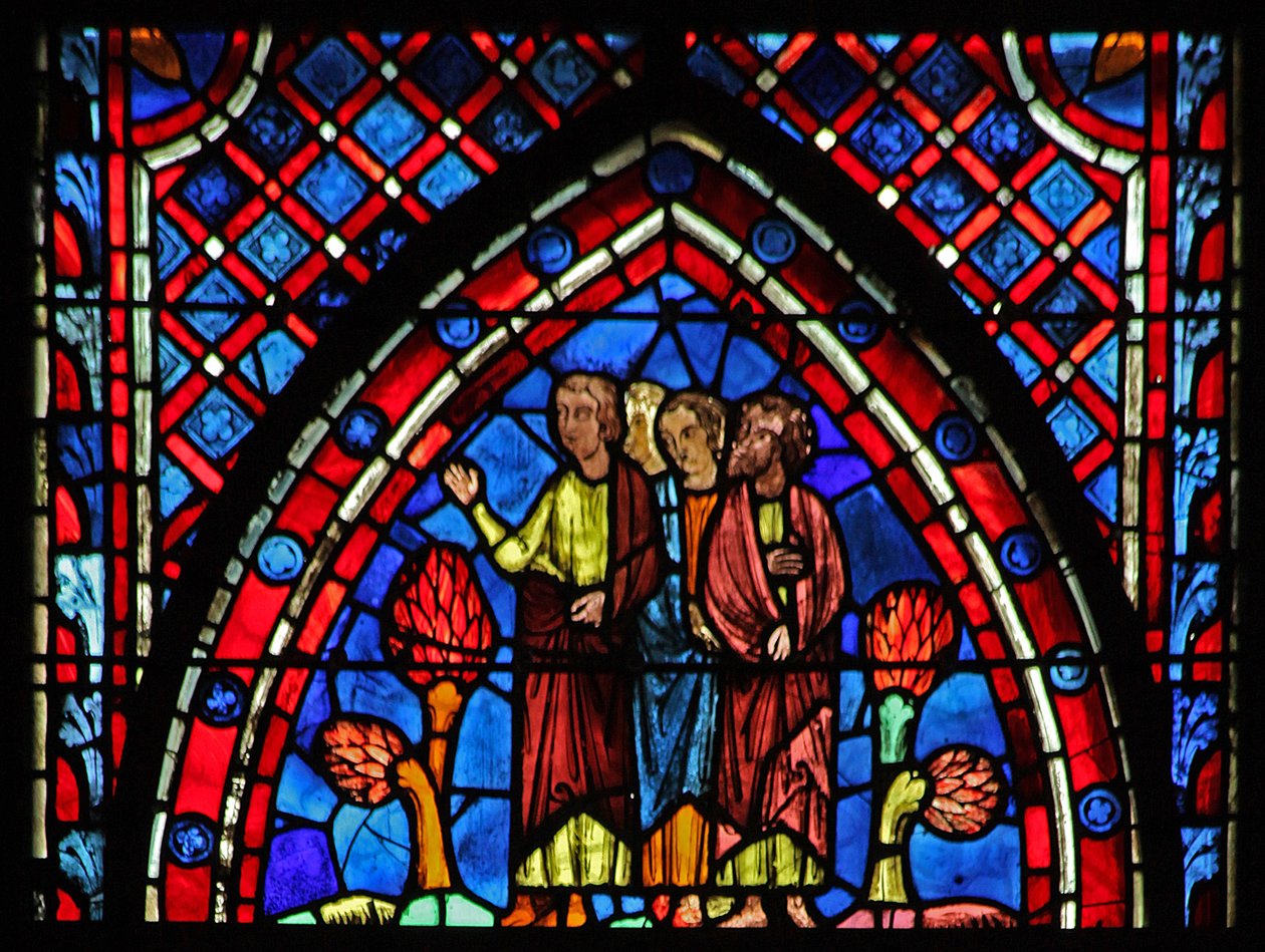 Un groupe avec des arbres - French School