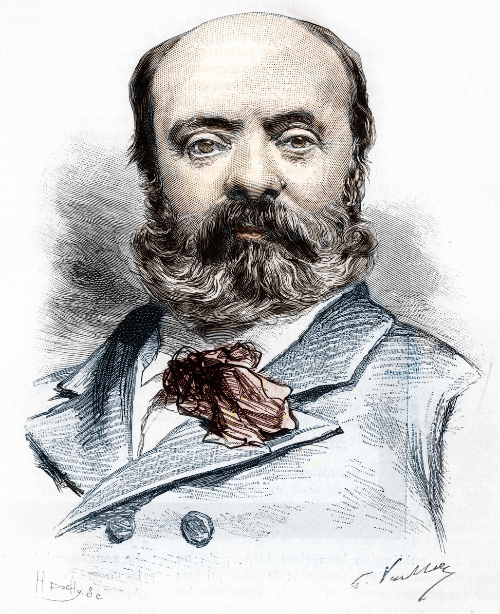 Portrait de Théodore Aubanel - French School