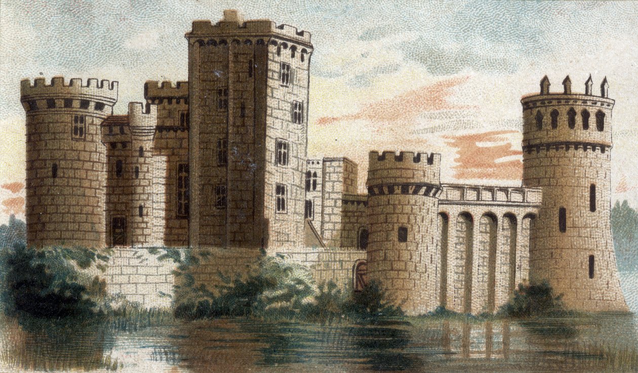 Vue du château de Guillaume (Indre) - French School