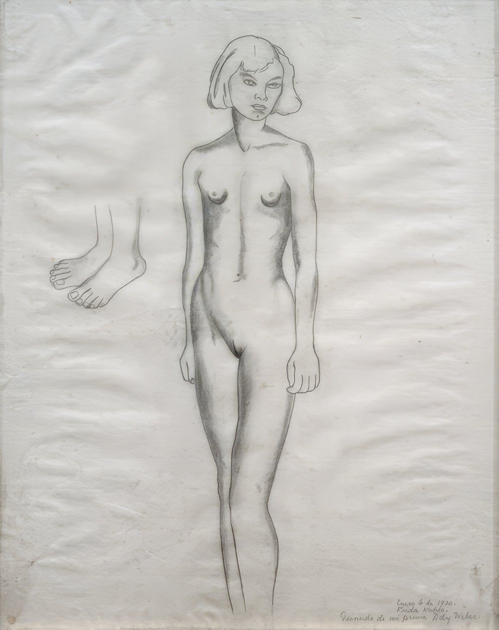 Représentation nue de ma cousine Ady Weber - Frida Kahlo