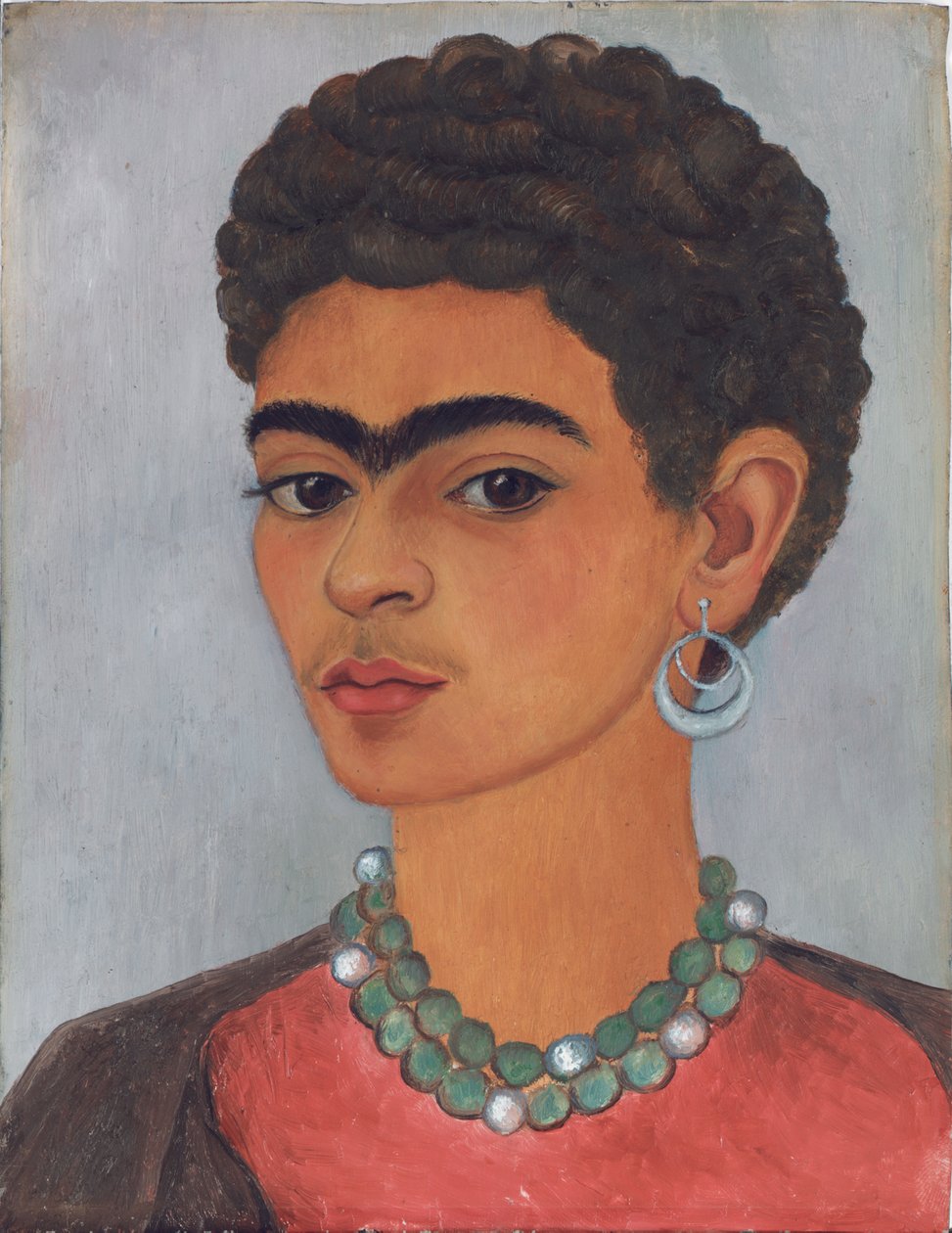 Autoportrait aux cheveux bouclés - Frida Kahlo